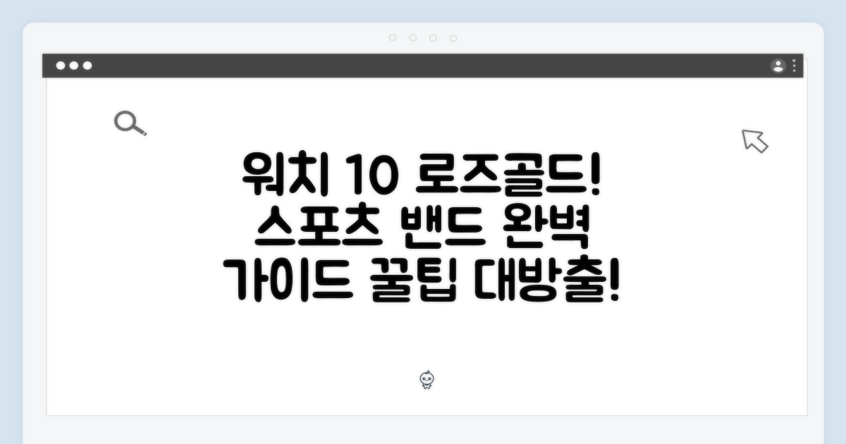 워치 10 46mm 로즈골드 라이트 블러시 스포츠 밴드, 완벽 가이드