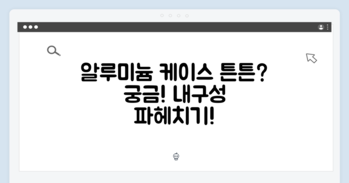알루미늄 케이스, 튼튼할까?