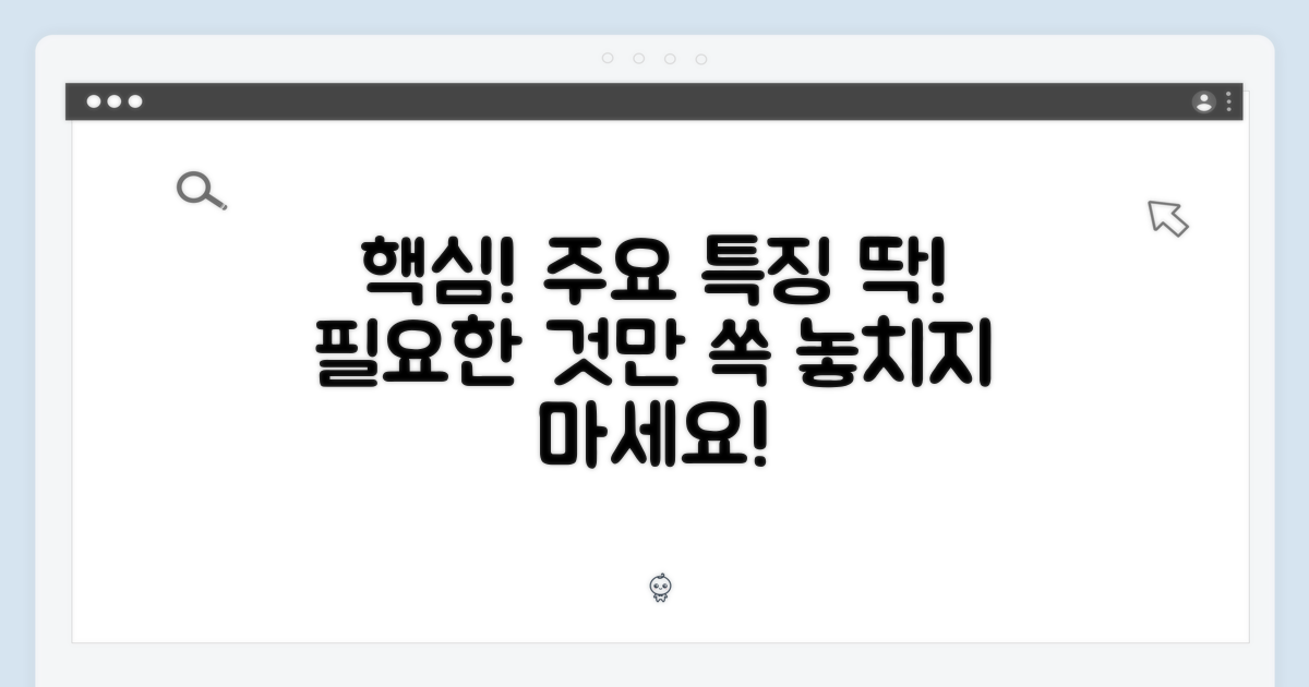 주요 특징