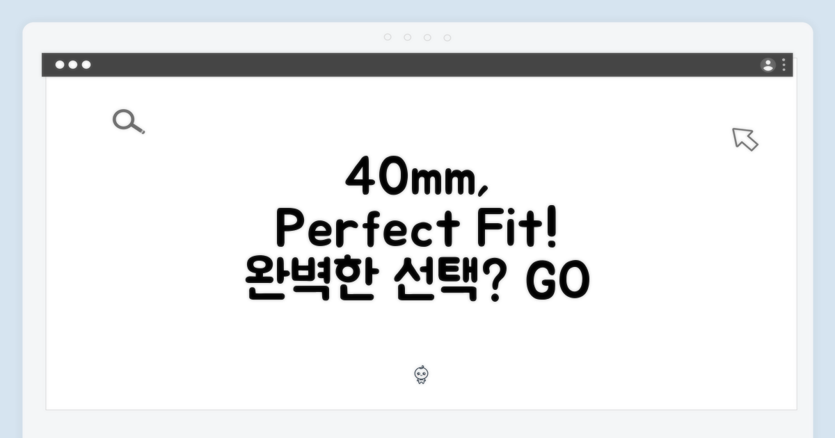 40mm, 완벽한 선택