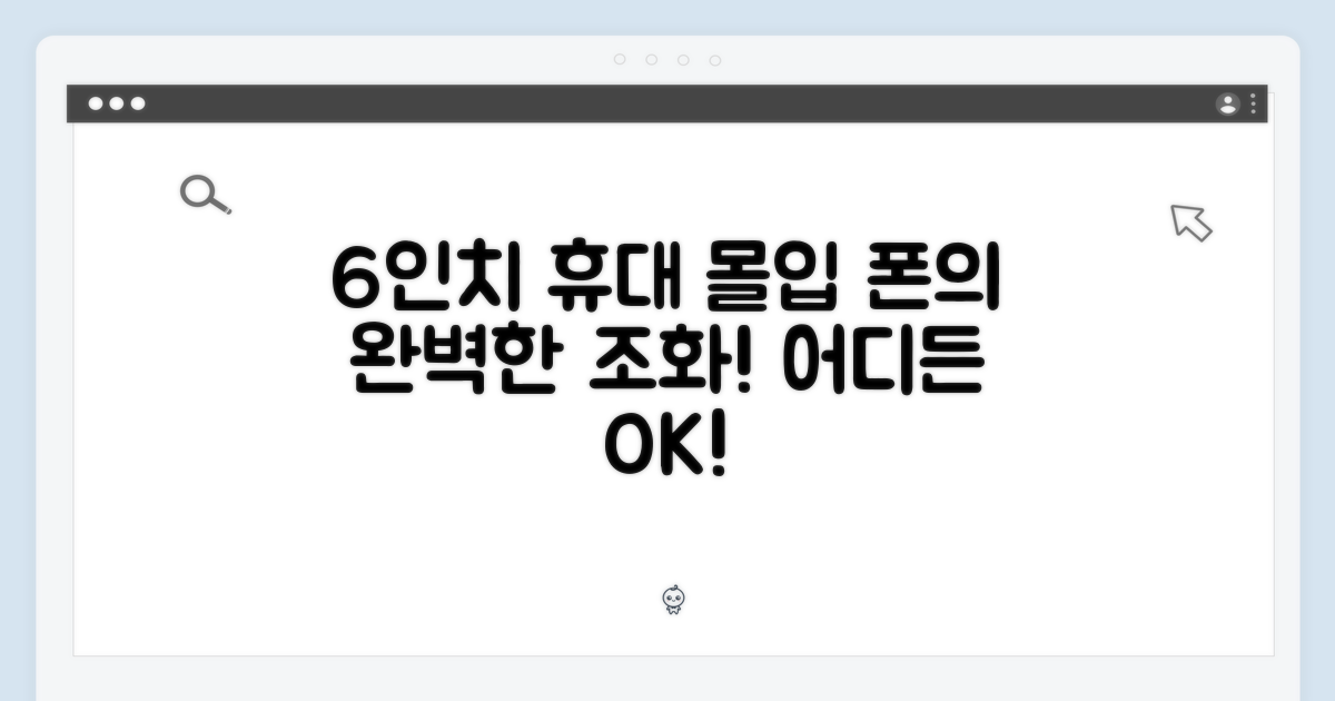 6인치, 휴대성과 몰입감의 조화
