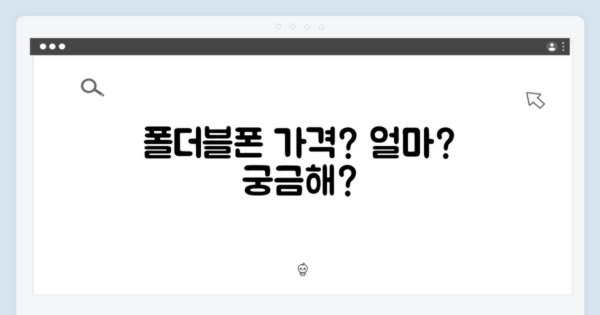 폴더블폰, 가격은 얼마일까?