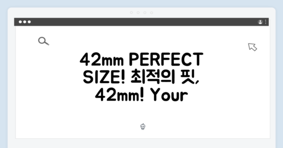 42mm: 최적의 사이즈