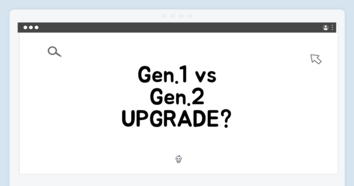 Gen.1 vs Gen.2, 무엇이 달라졌나