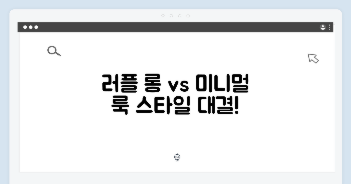 러플 롱 vs 미니멀