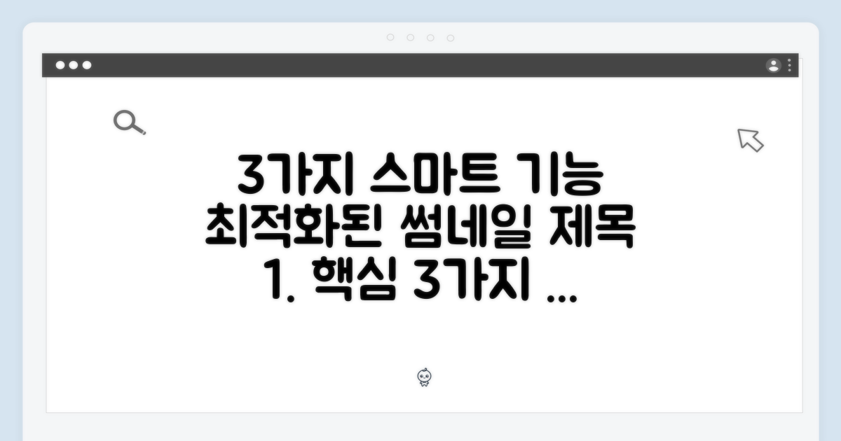 3가지 스마트 기능