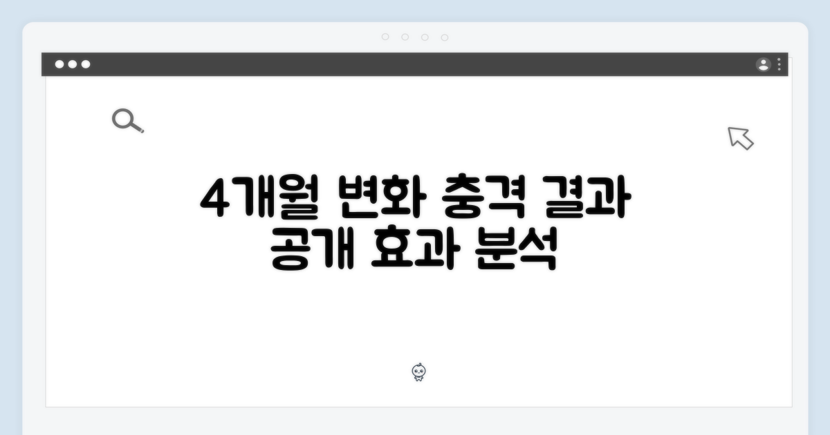 4개월 섭취 효과 분석