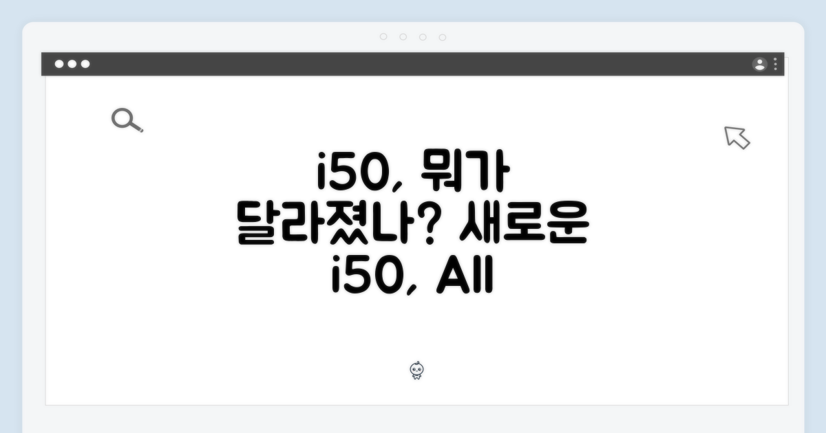 i50, 무엇이 달라졌을까요?