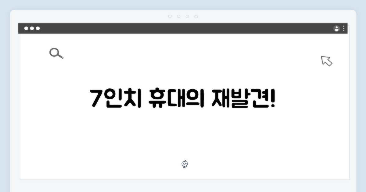 7인치, 휴대성의 재발견