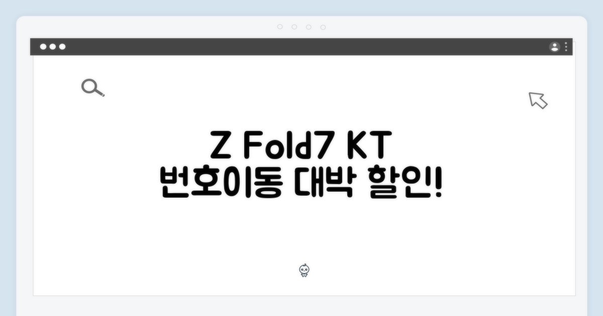 Z Fold7, KT 번호이동 대박