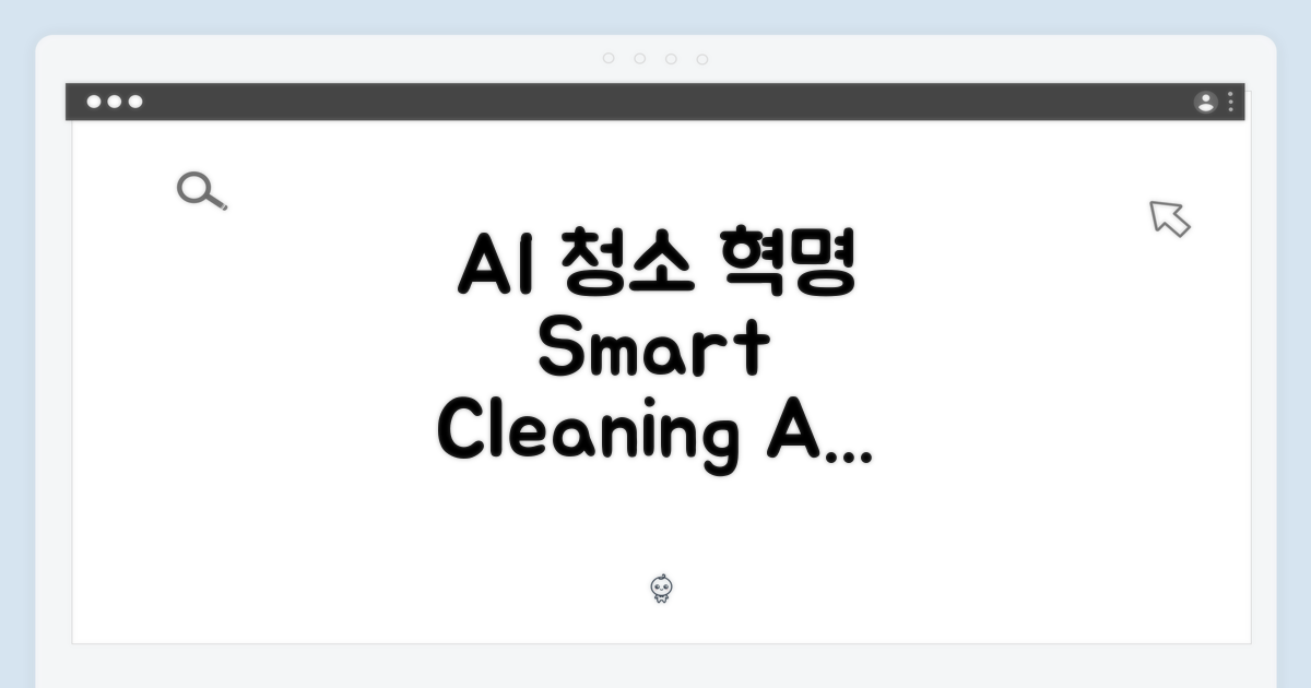 스마트한 청소, AI 디텍트의 힘
