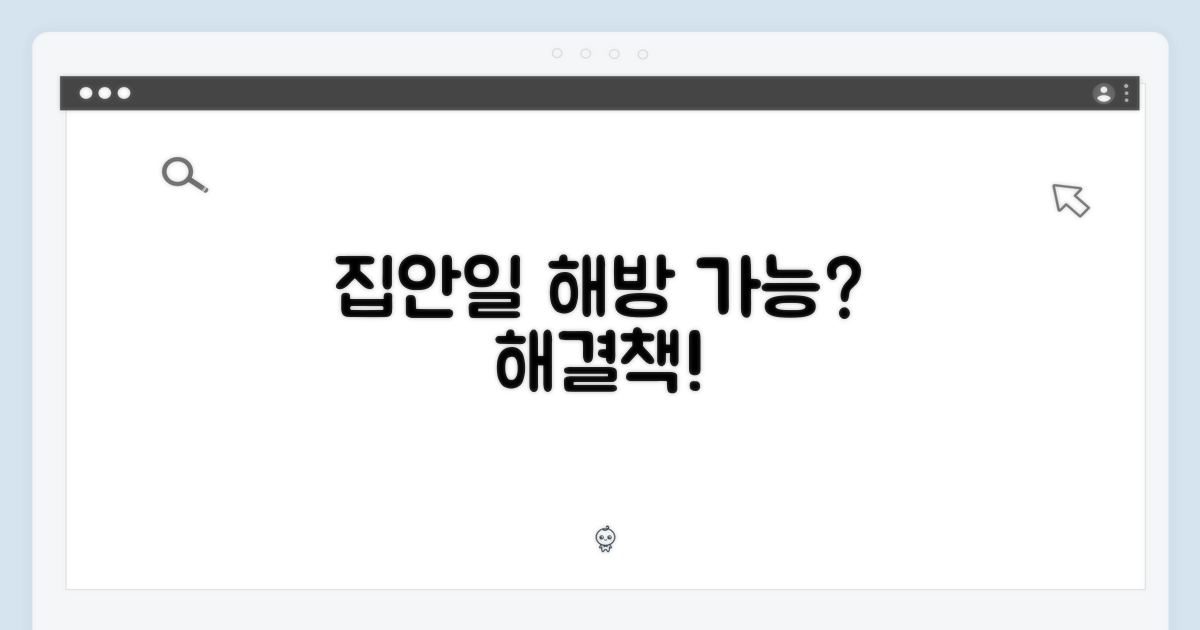 집안일, 해방될 수 있을까?