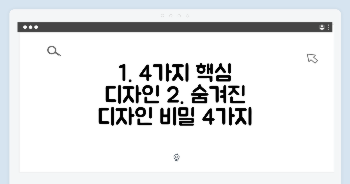 4가지 디자인 특징