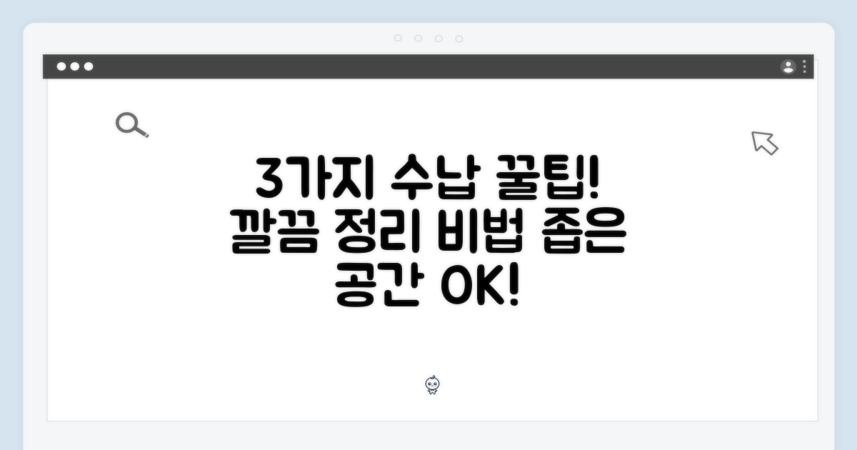 3가지 수납 솔루션