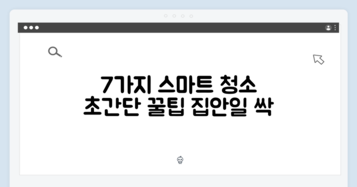 7가지 스마트 청소