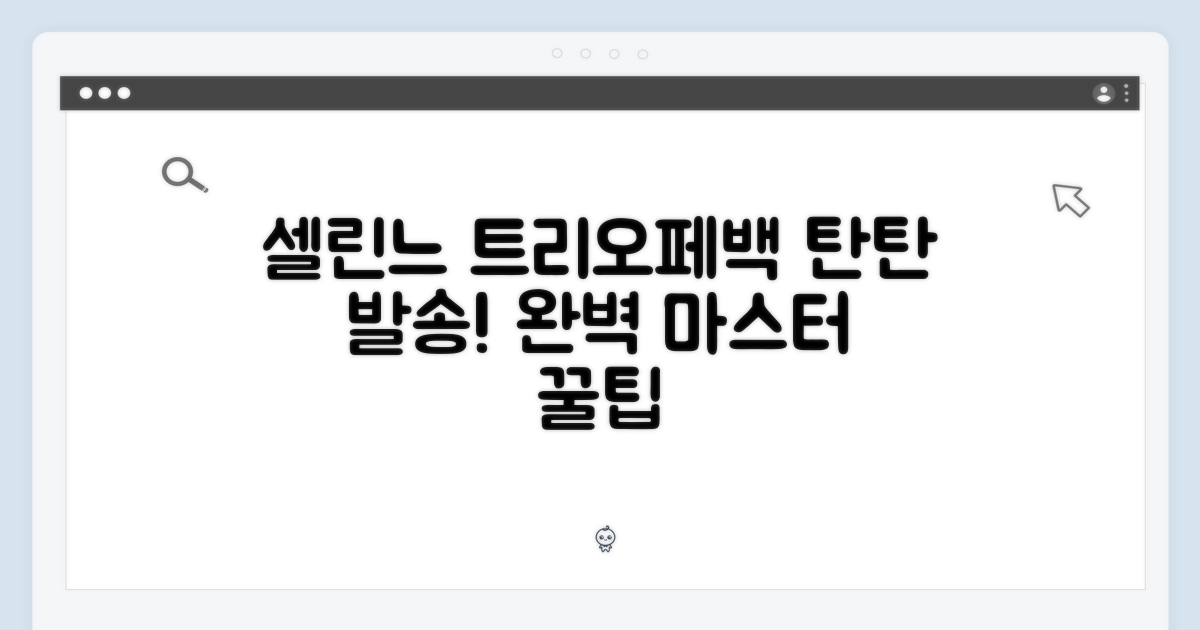 [탄 바로발송] 셀린느 트리오페백 마스터하기
