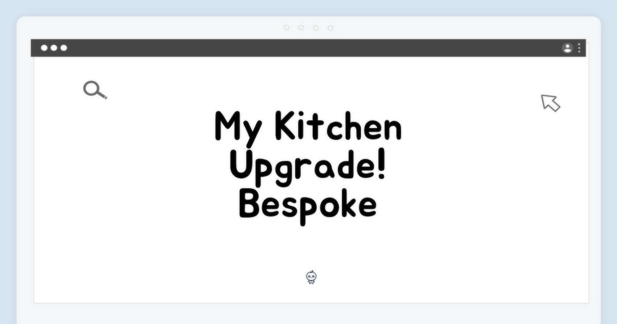 Bespoke, 우리 집 주방은 어떻게?