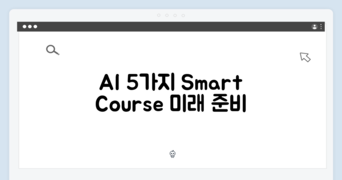 AI, 5가지 스마트 코스