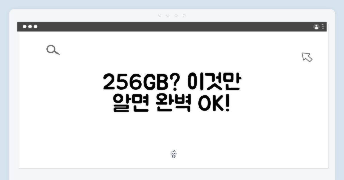 256GB, 당신에게 충분할까?
