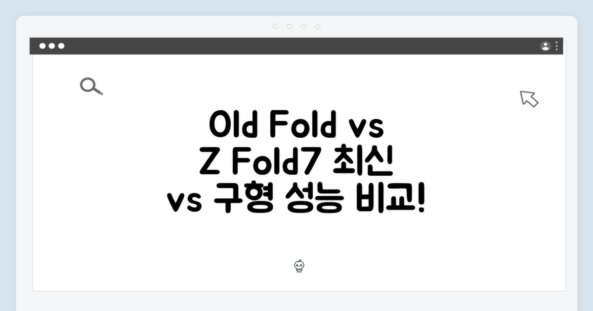 구형 폴드 vs Z폴드7