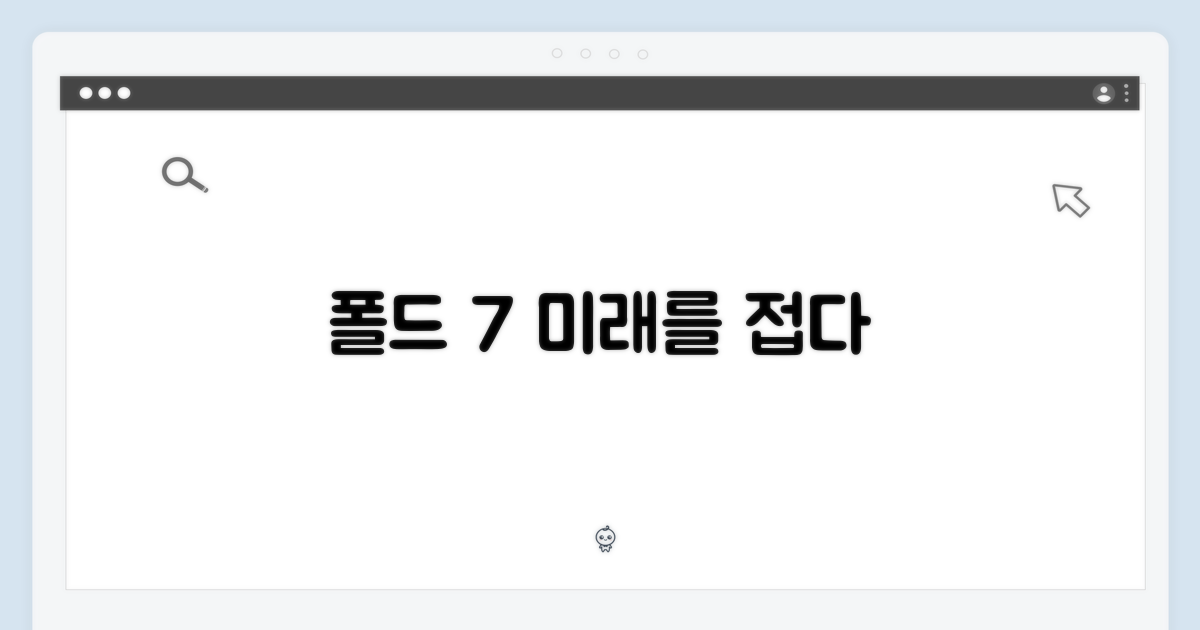 폴드7, 당신의 미래?