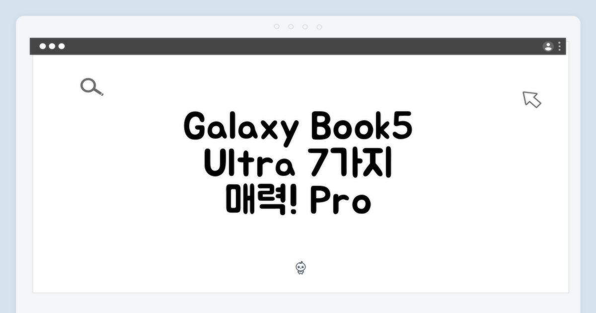 갤럭시 북5 프로 울트라7 512GB 7가지 매력