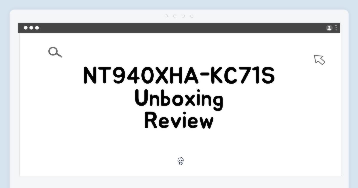 NT940XHA-KC71S의 비밀