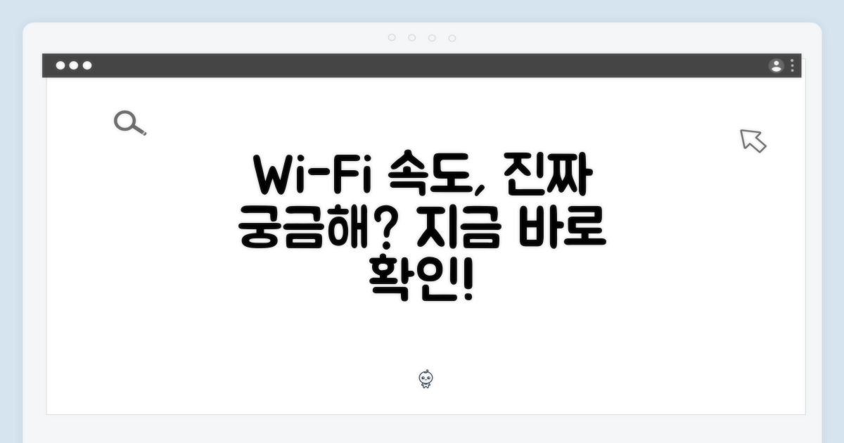 와이파이, 얼마나 빠를까?