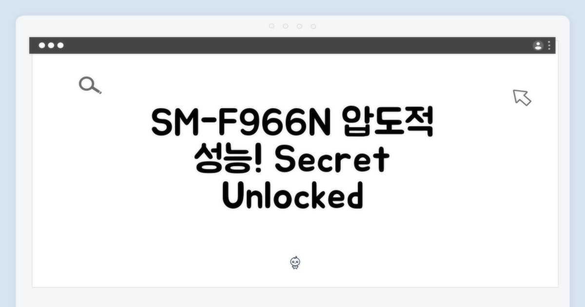 압도적 성능, SM-F966N의 비밀