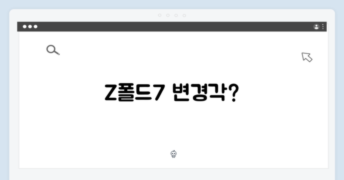 Z폴드7, 기기 변경할 때일까?