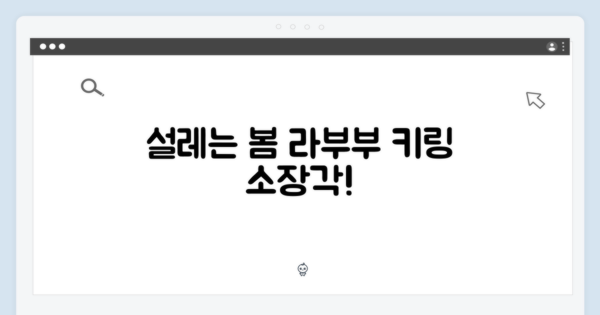 설레는 봄, 라부부 키링