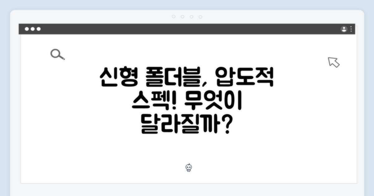 신형 폴더블, 뭐가 달라질까?
