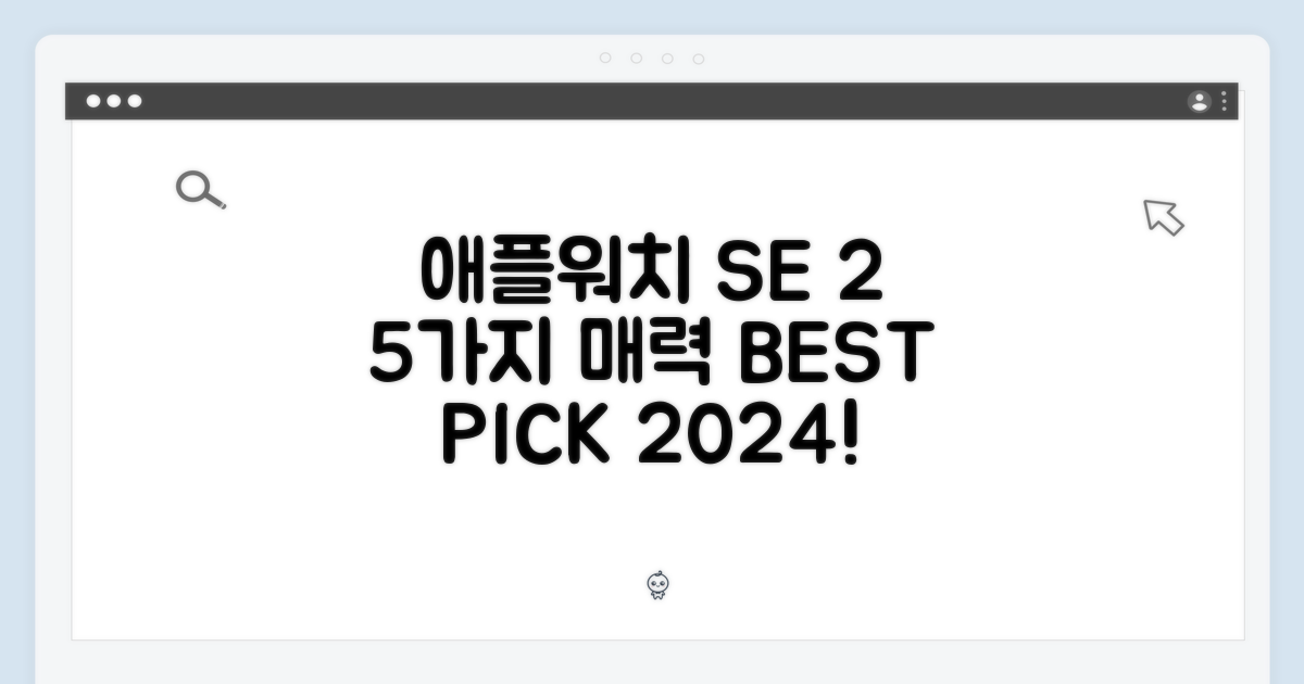 2024 애플워치 SE 2세대, 5가지 매력 집중탐구