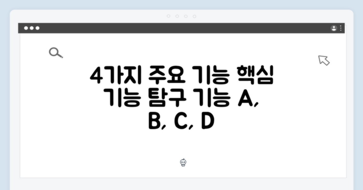 4가지 주요 기능 탐구