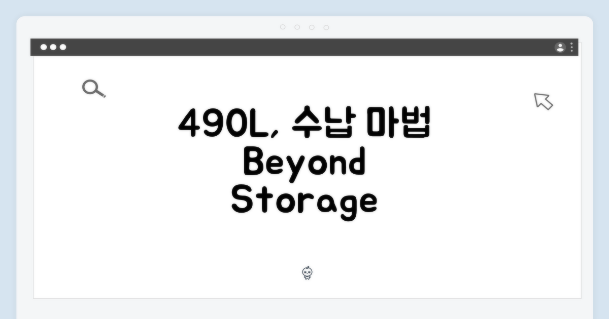 490L, 그 이상의 수납 마법