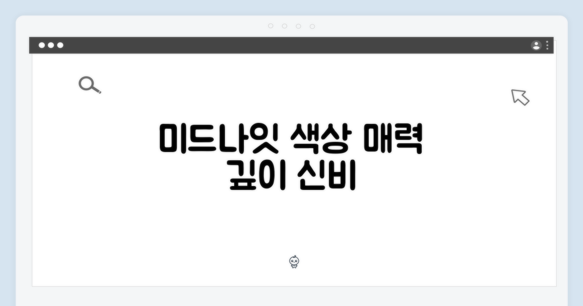 미드나이트 색상 매력