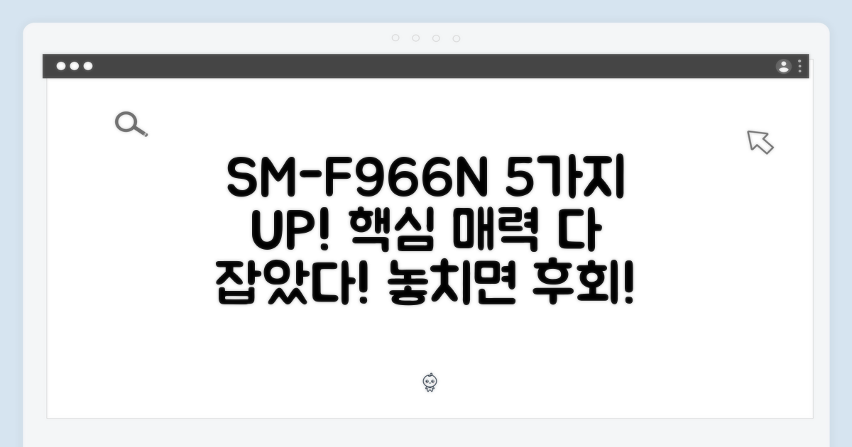 5가지 향상된 기능, SM-F966N의 매력
