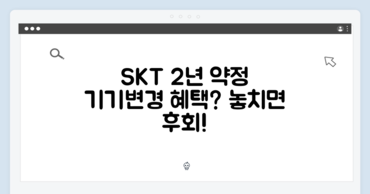 2년 약정, SKT 기기변경 혜택은?
